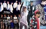亚洲第一天团榜单出炉，EXO少女时代TFboys登顶