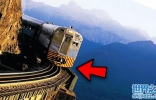 5条世界上最危险的铁路，在悬崖峭壁边运行！