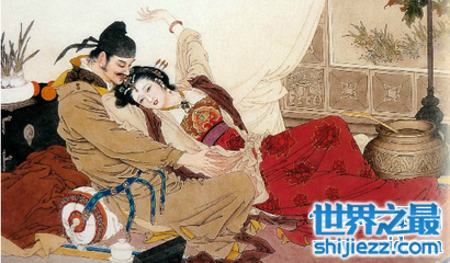 古代春宫图里的各种各样的姿势都有并且尺度还都很大 - 世界之最