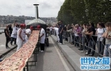 盘点世界之最食物制作，世界最长披萨全长2.13公里