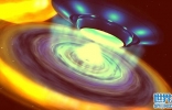 利用黑洞的引力作为独特的“万有引力镜”把宇宙飞船加速到近光速的速度 ...