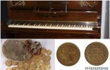 英国古旧钢琴中发现一批价值足以“改变人一生”的金币