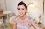 李晓峰穿婚纱裙笑容灿烂，粉丝祝福她和刘恺威好事将近！