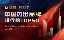 2022年中国杰出品牌排行榜TOP50