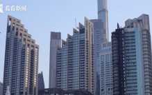 世界最高楼哈利法塔附近 迪拜一35层高楼深夜陷火海