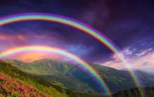 为什么当你从上面往下看时，彩虹看起来是圆的?（彩虹折射）