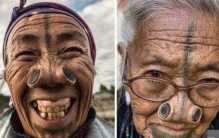 印度的特殊部落 流行往鼻子里塞鼻塞（阿帕塔尼人）