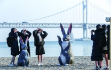 黑兔年迎日出，韩国人盼着飞跃