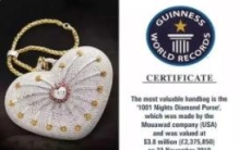 世界上最贵的手袋：价值380万美金（镶嵌4517颗钻石）