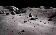 分析200万张图像 科学家终于制出月球地貌图（月球落石）