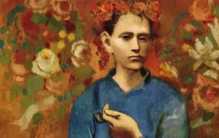 世界上最美的画 拿烟斗的男孩(作者毕加索)