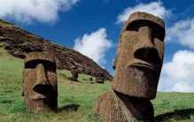 复活岛神秘雕像  挖开底部后令专家愣住  （发现全身）