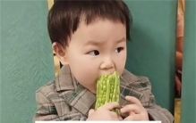 老人给孙女买苦瓜 没想到吃上瘾（孩子零食）