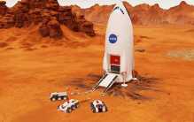 如何登陆火星 看完整个过程 惊叹科技的神奇（火星基地）