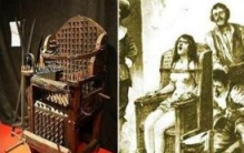 古代欧洲酷刑，女巫的椅子(铁钉钉满赤裸女人的全身)