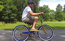 世界上最大的自行车轮 直径来到3.2m（超大自行车）