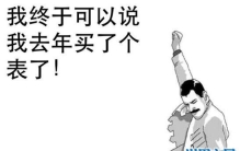 我去年买了个表是什么意思，高内涵国骂(WQNMLGB)