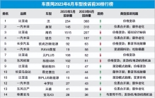 2023年6月国内汽车投诉排行及分析报告