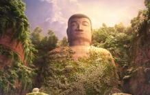 乐山大佛睁眼闭眼之谜,灵山大佛闭眼事件