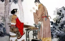 丈夫酒后出上联“抱貂蝉，遇贵妃，问昭君，想西施” 妻子下联妙