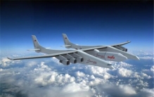 世界最大飞机 平流层发射（第一次试飞持续了150分钟）