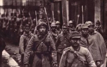 抗日的样子,老照片侵华时的日军