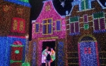 世界上最大的室内灯光展，共用82万多个灯泡(60万人组织)