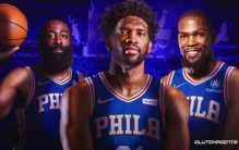 76人队交易哈登,篮网大胜76人杜兰特和哈登