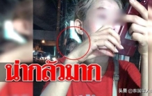 泰国夜晚照片,自拍发现身后的黑影