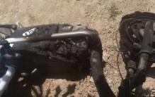 电动车在楼道自燃,德州电动车着火