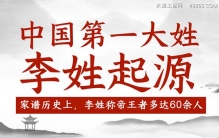 李姓人口真的有1亿吗？ 李姓的由来和历史