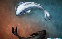 太极八卦图中的阴阳鱼，神通之物挂起来可以辟邪