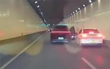 汽车在隧道内突然开车门疑恶意别车 涉事人员已被传唤