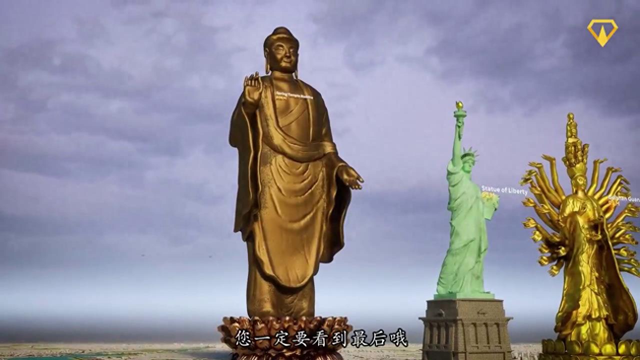 世界最高雕像！#雕塑