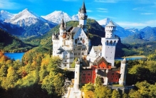 德国十大著名旅游景点：新天鹅堡居第一位，柏林墙遗址上榜