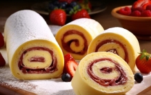 世界上最长的蛋糕卷：268.69公尺(由台北远东国际大饭店制作完成)