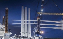 世界上最大的风力发电机，转子直径达到了220米