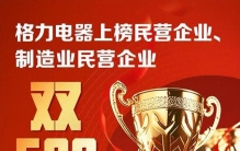 双榜题名！格力电器排名亮眼，硬核实力彰显中国制造底气