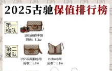 2025古驰包包保值排行榜揭秘