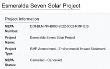 全球最大光伏电站之一，项目被特朗普政府否了