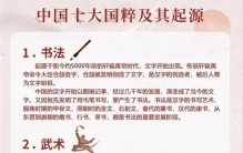中国十大国粹及其起源