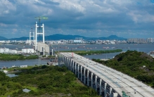 珠江口正建全球最高双层悬索桥！将一举创造五项世界纪录