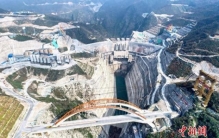 中国“五项世界之最”水利枢纽工程下闸蓄水