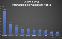 1-10月汽车销量榜：比亚迪第一，零跑/小鹏进入前十