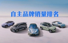 汽车自主品牌销量洗牌，比亚迪、上汽、吉利、奇瑞、长安排名前5