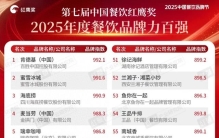 2025中国餐饮品牌100强排名大整理