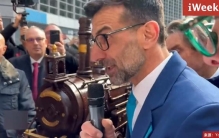 长达55米！意大利揭幕世界最长巧克力列车