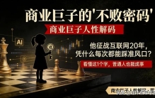 守拙者胜：用“通”体系拆商战里的成事逻辑，普通人照做就能赢