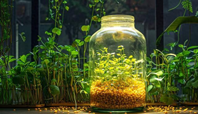 家里养花总半死不活？扔把黄豆，立马根壮叶绿！