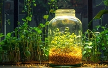 家里养花总半死不活？扔把黄豆，立马根壮叶绿！